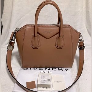 Givenchy Sugar Goatskin Small Antigona Pony Brown